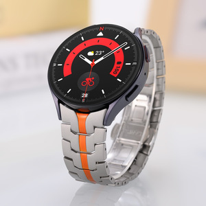สายนาฬิกาสแตนเลส IVANHOE สำหรับ Samsung <span class=keywords><strong>Galaxy</strong></span> <span class=keywords><strong>Watch</strong></span> 6 5 <span class=keywords><strong>4</strong></span> <span class=keywords><strong>Classic</strong></span> 47 43 <span class=keywords><strong>42</strong></span> 46 มม. 45 มม. สายโลหะไร้ช่องว่าง 40 44 มม. แบบข้อต่อ - Product Image 3