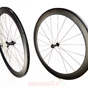 SoarRocs 20.5mm インナー幅 カーボンチューブラーホイール 700C UDマット カーボンホイール 24 28 <span class=keywords><strong>60</strong></span> 88mm ディープリム ホイールセット - Product Image 2