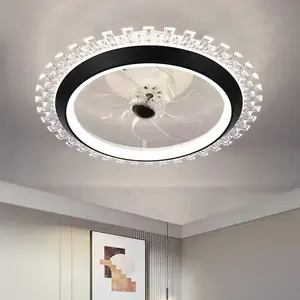 Design-modell wohnzimmer showroom acryl deckenlampe schönes schlafzimmer lüfter deckenlicht