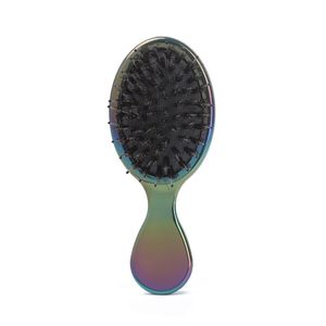 Wholesale Factory Hot Selling Cute Mini Hairbrush Smooth <b>Bristle</b> Paddle Massage Cheap Pink Salon Baby <b>Hair</b> <b>Brush</b> - Product Image 4