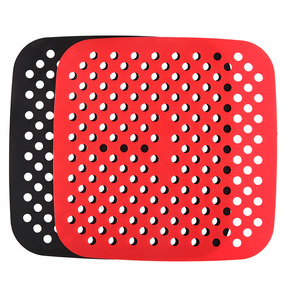 Silicone Air Fryer Mat Liner Reusable Heat Insulating For Kitchen Cooking Nonstick Round Square Size - Product Image 4