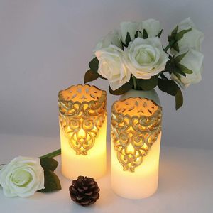 Nouvelles bougies LED décoratives électriques en paraffine pour mariage, coffrets cadeaux de mode au design innovant - Product Image 2