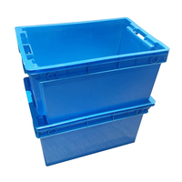 Boîte en plastique robuste Boîte de déménagement pour fruits et légumes de qualité alimentaire Boîte de rangement empilable et emboîtable en plastique