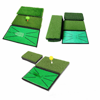Tapis de frappe de golf portable avec logo personnalisé, service OEM, tapis de frappe de golf avec entraîneur de trajectoire de swing