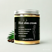 Crème Amincissante Bio 250g pour le Corps : Brûle-Graisse, Anti-Cellulite, Remodelage de la Taille et Crème Chaude pour le Corps – Vente en Gros