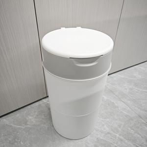 Olf5010 Diaper Changing Bucket Cylindrical Grayish White Odor Proof Indoor <b>Waste</b> <b>Bin</b> - Product Image 4