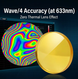 Lente di Focalizzazione CVD ad Alta Potenza in Seleniuro di Zinco 10.6um con Rivestimento AR, Ottica Menisco 19mm 20mm di Diametro per Macchine da Taglio Laser CO2 - Product Image 4