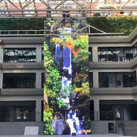 Machine tout-en-un d'affichage LED à écran transparent tactile intérieur et extérieur, machine publicitaire de signalisation numérique
