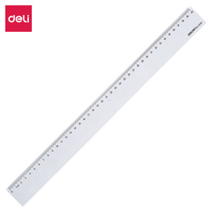 Deli Ruler 40Cm Transparent Plastic Measuring Tool For Drawing And Office Use - Product Image 5