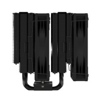 Refroidisseur d'air pour processeur FEZCOOL AL660 à double tour, ventilateur PWM à faible bruit, roulement fluide, liaison cuivre-aluminium, compatible 1700/AM4/AM5, sans éclairage