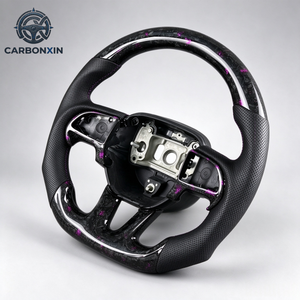 Volante de Fibra de Carbono Forjado para Dodge Charger Challenger Srt8 Ram 2008 2013 2014 2015 2016 2017 2018 2019 Sin Airbag - Product Image 2
