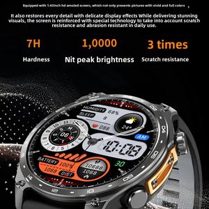 Reloj Inteligente Deportivo NX W13 con GPS, Pantalla IPS, Silicona, Resistente al Agua, Monitor de Frecuencia Cardíaca y Salud, <span class=keywords><strong>para</strong></span> Llamadas - Product Image 2