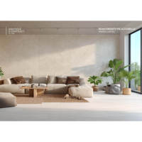 Revestimiento de Pared de PVC Impermeable de Alto Brillo, 3 mm de Grosor, 2600 x 540 mm, Color Beige Mármol, para Baño y Cocina, Uso Doméstico