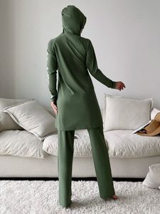 Custom Activewear Islamic Long Sleeves <strong>Loose</strong> Sports Workout Tops Modest Gym Wear Sweat <strong>Pants</strong> Muslim Women <strong>Yoga</strong> Wear Fitness Set