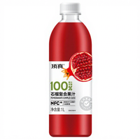 Groothandel 100% Pure Druivensapmix 1000ml Fles Gezonde Fruitdrank Bulk