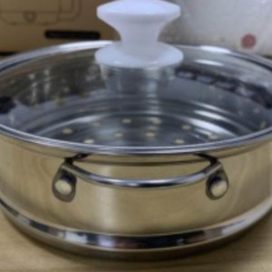 Gaabor <b>Electric</b> Food <b>Steamer</b> 800W Stainless Steel Lid Mechanical Control 1-Layer Safety Auto-Off Function - Product Image 4