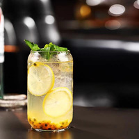Gobelet Créatif en Verre Borosilicate, Réutilisable, Résistant à la Chaleur, Anti-fuite, avec Couvercle et Paille, Fait Main, Moderne, pour Thé, Vin, Glace