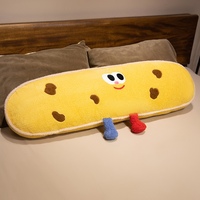 Oreiller en peluche douce personnalisé populaire en coton PP Hamburger & Cookie Cadeau de vacances Jouet en peluche Décoration 3 couleurs Tailles personnalisables