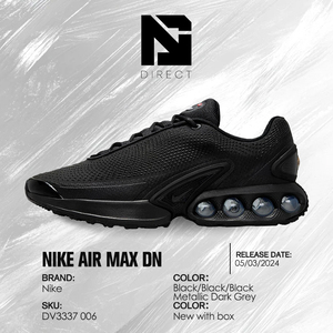 Chaussures de course Air Max Nike DN 'Black Metallic Grey' en mesh respirant à lacets, style décontracté, baskets élégantes - Product Image 6