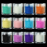 Perles pour ongles 10 ml, billes de verre AB, strass ronds transparents, mini paillettes, micro perles caviar pour nail art
