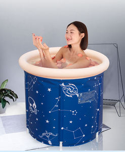 Chufang personalizable al aire libre interior PVC grueso aislamiento 4mm EPE portátil plegable hielo Spa bañera para adultos - Product Image 1