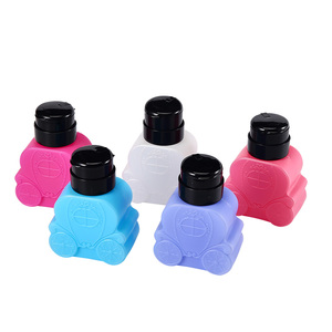 250ml Empty Pump Dispenser Bottle <b>Nail</b> Art Water Storage Polish Remover Cleaner Container - Product Image 2