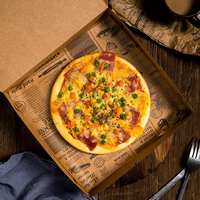Les matériaux d'emballage ondulés étanches à l'humidité de pizza maintiennent l'intégrité du produit pendant la livraison