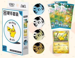 Ensemble de pièces de monnaie de collection <span class=keywords><strong>Pokémon</strong></span> SV 151, pièces de monnaie exclusives assorties aux cartes TCG Scarlet Violet 151, cadeau pour les collectionneurs - Product Image 4