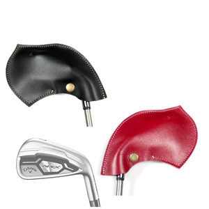 Fundas de cuero personalizadas para palos de golf, protectores de cabezales de palos, accesorios de golf, equipo de práctica. - Product Image 1