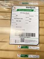 190g-400g Asia Symbol Coated Single Side Duplex Board Moisture Proof Logistics Packaging Paper Wood Pulp 92-94 Brightness
