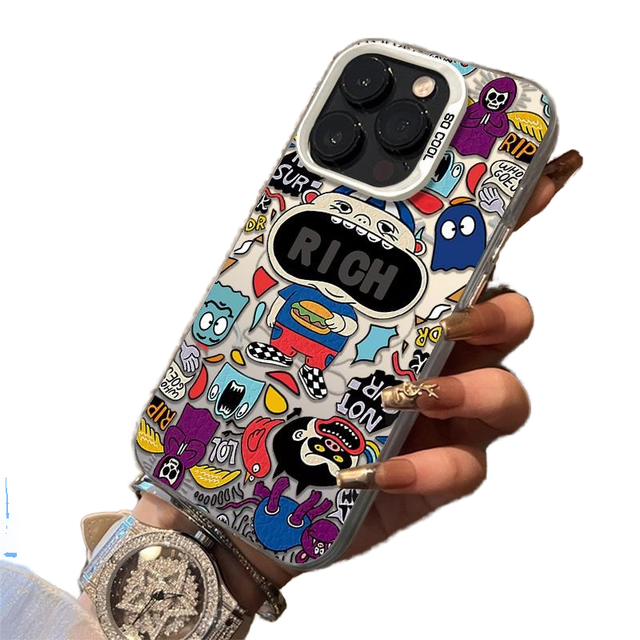 Luxury IMD Silver Electroplated Butterfly Phone Case for iPhone 15 14 13 12 Pro Max Aesthetic Chrome Shockproof Soft TPU Cover
