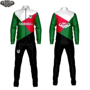 Automne hiver longue veste de football élastique conception de Sublimation personnalisée combinaison de football pour adultes entraînement vêtements de sport Logo arrière - Product Image 2