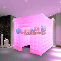 Tente gonflable de prise de vue, stand photo de fête, de salle de tir LED, 10 pièces