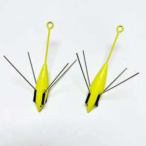 Poids de pêche en eau salée à longue queue orange Plombs de surf casting Eloignez les poids de pêche à griffes - Product Image 5