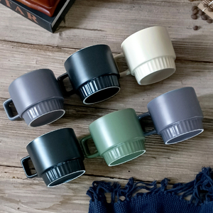 Customizable Personalized Cartoon Food Safe Ceramic Coffee Mug <b>Set</b> Stackable Dishwasher <b>Microwave</b> Safe OEM Business Gifts Tea - Product Image 4