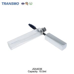 15ml Round Plastic <b>Mascara</b> Container Empty Silicon Wand Tube for Eyeliner and Blush Makeup Sample - Product Image 6