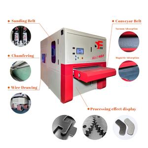 Kenar pah kırma çapak alma makinesi sac (alüminyum paslanmaz çelik plakalar) yüksek verimli titreşim 35.1kW güç - Product Image 5