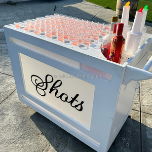 <span class=keywords><strong>Chariot</strong></span> à cocktails ZKAI personnalisé pour fêtes, <span class=keywords><strong>bar</strong></span> mobile à vin et spiritueux avec éclairage LED RGB, <span class=keywords><strong>chariot</strong></span> à bonbons pour mariages et événements - Product Image 6