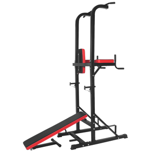 Multi estação Fitness equipamento exercício Power <span class=keywords><strong>Tower</strong></span> Dip Station Gym Equipment Puxe a estação com banco - Product Image 5