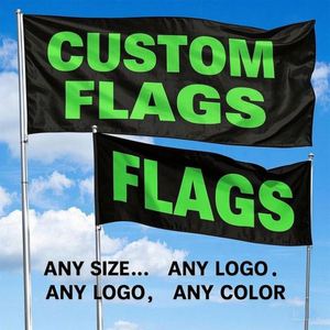 Banderoles et drapeaux d'extérieur personnalisés en polyester et nylon double face de haute qualité, toutes tailles, pour activités extérieures - Product Image 4