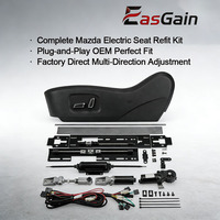 Kit Completo de Actualización de Asientos Eléctricos Skoda con Rieles de Acero, Motor de Respuesta Rápida de 6 Vías para Conductor/4 Vías para Pasajero y Conjunto de Cableado
