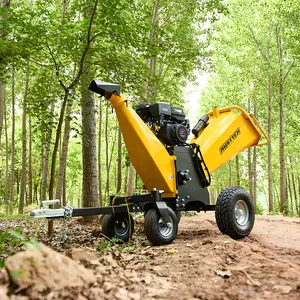 AUSTTER Factory price mobile wood chipper tree branches wood chipper machine