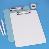 SUNSHING - Carpeta de Archivos Resistente de Polipropileno, Bloc de Notas, Portapapeles de Plástico Transparente Ligero para Estudiantes, Profesores y Profesionales