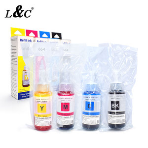 Recharge d'encre haute qualité pour imprimante <span class=keywords><strong>Epson</strong></span>, 664 ml & C, bouteilles de encre, pour L100, L101, L110, L120, L130, L200L201, L210, l830, L, <span class=keywords><strong>3060</strong></span>, neuf - Product Image 2