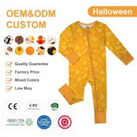 Pyjamas en bambou WEIWEI pour bébés, vente en gros personnalisée, boîte mystère RTS, pyjamas en bambou bio pour enfants, imprimé dessin animé, 2 pièces
