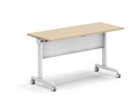 Table mobile empilable moderne de qualité commerciale gris foncé avec base en aluminium et plateau pour salon, chambre et maison - Grande Vente