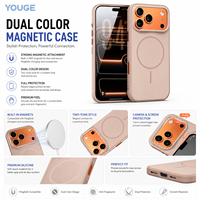 Coque de téléphone magnétique ATB pour iPhone 17 Pro avec peinture haut de gamme, antichoc, avec bouton IA pour iPhone 18 Pro Max