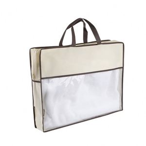 Bolsa de Compras Plegable con Cierre, Laminada, de Polipropileno No Tejido, Reutilizable y Ecológica, con Impresión de Logotipo Personalizado - Product Image 4