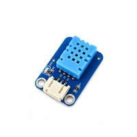 Modul Sensor Suhu dan Kelembapan Digital Zetok DHT11 5V Output 20-90%RH/0-50 Rentang Kompatibel ESP32 Edukasi STEM Kayu