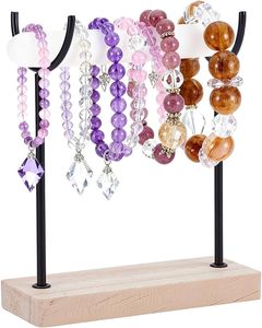 Exhibidor de Joyería Pequeño, Rectangular, de Metal Negro, Estilo Moderno y Simple, con Función de Organización para Sala de Estar - Product Image 3